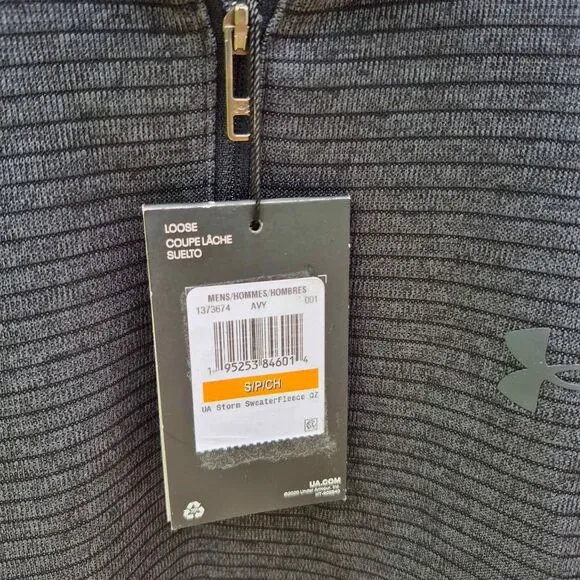 Under Armour Men's Storm Fleece 1/4 Zip - Small - NWT - Picture 6 of 7